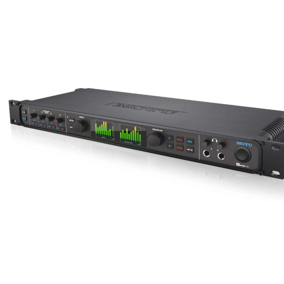 Interface de audio USB Motu 8PRE ES con conversores de A/D ESS Sabre32 DAC y dos pantallas a todo color. Interface de audio USB Motu 8PRE ES con conversores de A/D ESS Sabre32 DAC y dos pantallas a todo color.