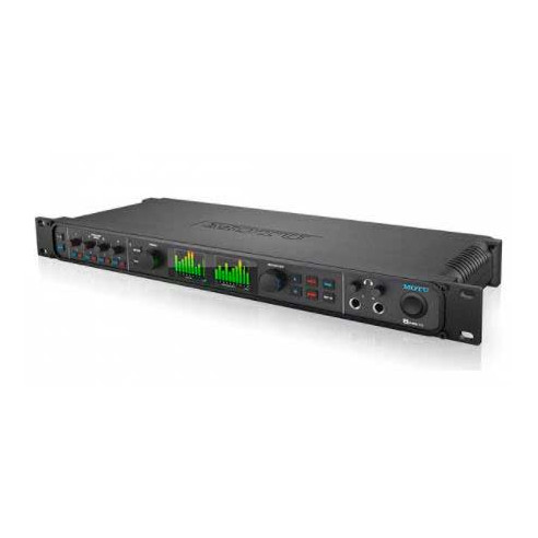 Interface de audio USB Motu 8PRE ES con conversores de A/D ESS Sabre32 DAC y dos pantallas a todo color.
