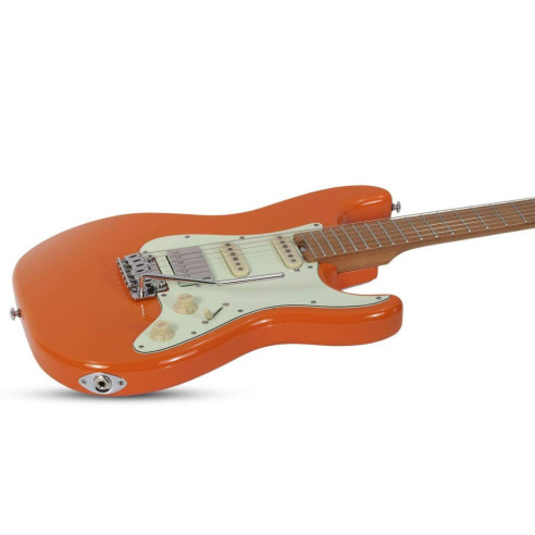 Schecter NICK JOHNSTON TRADITIONAL HSS A. Orange Guitarra Eléctrica