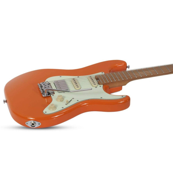 Schecter NICK JOHNSTON TRADITIONAL HSS A. Orange Guitarra Eléctrica