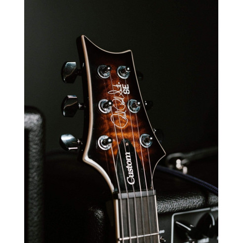 SE CUSTOM 24 QUILT BLACK GOLD SUNBURST Guitarra Eléctrica 