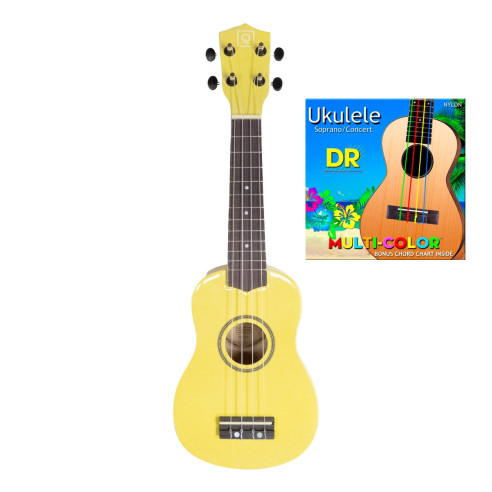 Compra QUK-1YW Ukelele Soprano Amarillo online | MusicSales