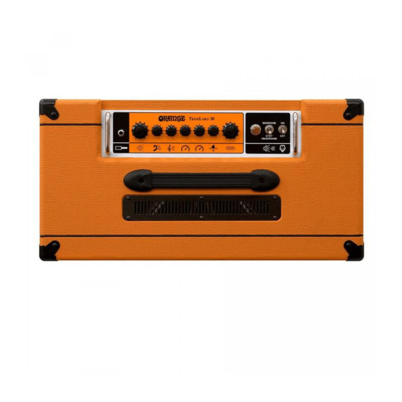 Combo a válvulas para guitarra Orange Tremlord 30 de 30W con un altavoz de 12" y trémolo integrado. Combo a válvulas para guitarra Orange Tremlord 30 de 30W con un altavoz de 12" y trémolo integrado.