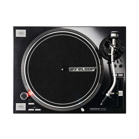 Plato Giradiscos Reloop RP-7000 Black MK2, versión evolucionada y mejorada del RP-7000.