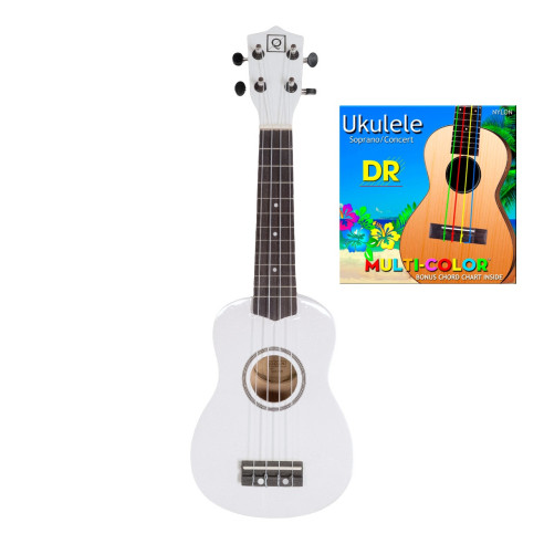 Compra QUK-1WH Ukelele Soprano Blanco online | MusicSales