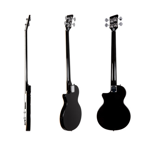 O-BASS BLACK Bajo Eléctrico Retro Negro