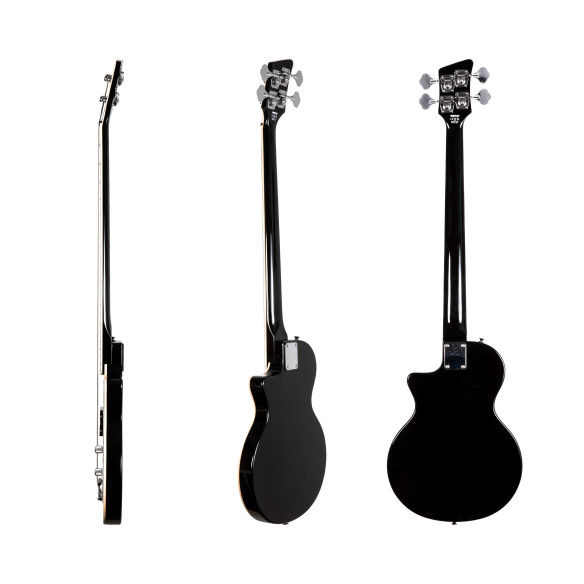 O-BASS BLACK Bajo Eléctrico Retro Negro