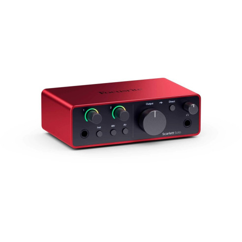 FOCUSRITE SCARLETT SOLO 4TH GEN Interfaz de audio USB