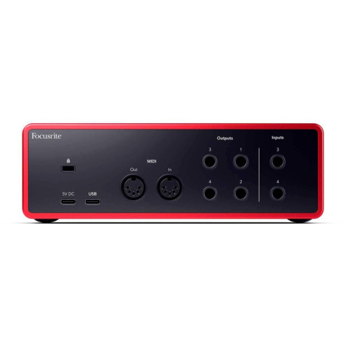 FOCUSRITE SCARLETT 4I4 4TH GEN Interfaz de audio USB
