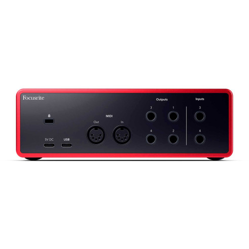 FOCUSRITE SCARLETT 4I4 4TH GEN Interfaz de audio USB