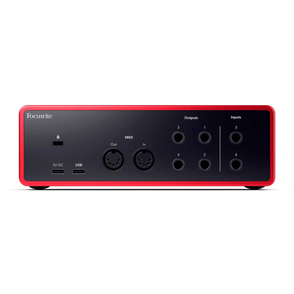 FOCUSRITE SCARLETT 4I4 4TH GEN Interfaz de audio USB FOCUSRITE SCARLETT 4I4 4TH GEN Interfaz de audio USB