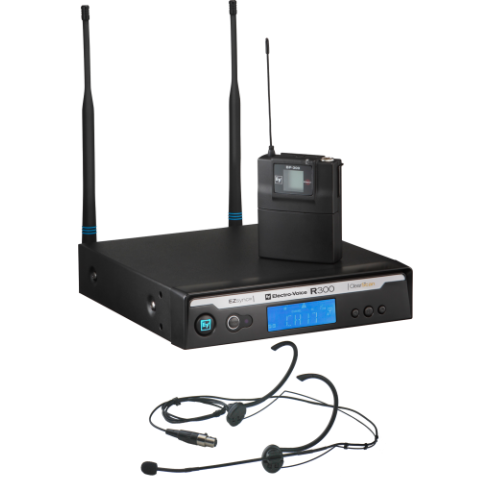 R300-E/A Sistema Inalámbrico con Diadema UHF