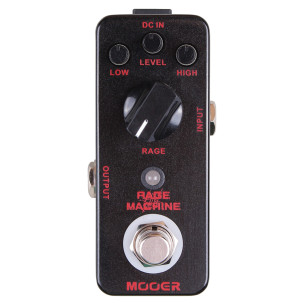 Pedal Mooer Micro Series Rage Machine Metal Distortion, un pedal con una amplia selección de distorsiones Heavy Metal. 2