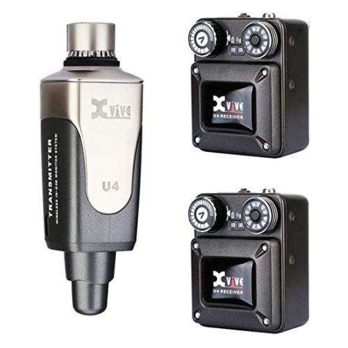XVIVE U4R2 Sistema Monitor In Ear 1 Emisor 2 Receptores