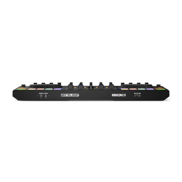 comprar controladora de DJ profesional Reloop Mixon 8 Pro con 4 canales para Serato DJ Pro y Algoriddim djay Pro AI.