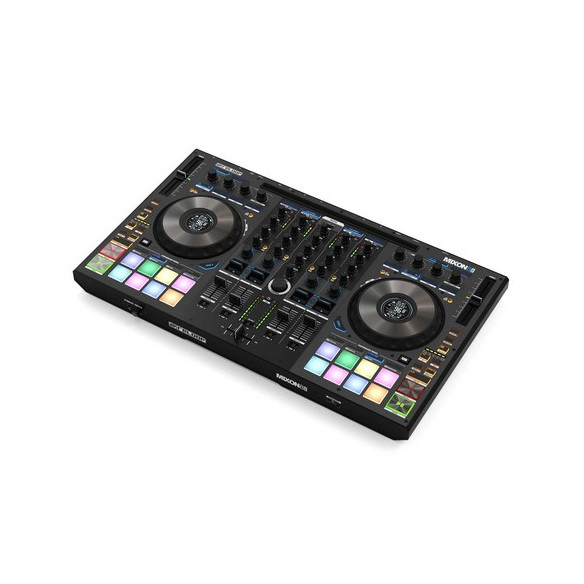 comprar controladora de DJ profesional Reloop Mixon 8 Pro con 4 canales para Serato DJ Pro y Algoriddim djay Pro AI.
