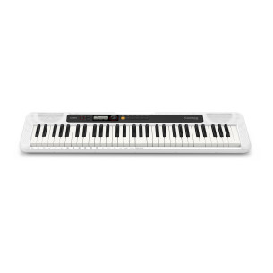 Teclado doméstico Casio Casiotone CT-S200WE de diseño compacto, con 61 teclas y alimentación a pilas opcional. 2