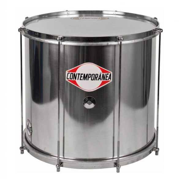 Surdo Contemporánea Profesional Axe C-SUA07 de 18" x 40cm, fabricado en aluminio, parches de plástico y 8 tensores. Surdo Contemporánea Profesional Axe C-SUA07 de 18" x 40cm, fabricado en aluminio, parches de plástico y 8 tensores.