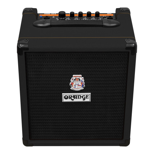 Orange Crush Bass 25 Black, amplificador conmbo para bajo de 25 vatios, color negro.