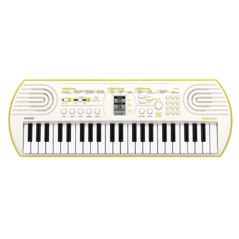 Casio SA-80 Teclado Infantil 44 Miniteclas Blanco/Amarillo