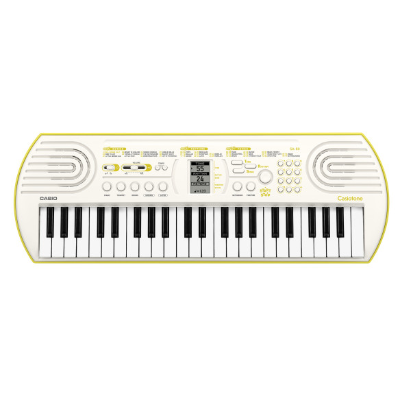 Casio SA-80 Teclado Infantil 44 Miniteclas Blanco/Amarillo