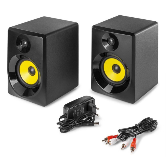 VONYX SMN30B Monitor de estudio Activo con altavoz de 3" 60 Watts Pico