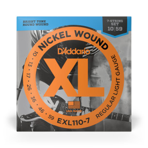 Compra Juego EXL110-7 XL Nickel Wound 7 Cuerdas 10-56 online | MusicSales 2