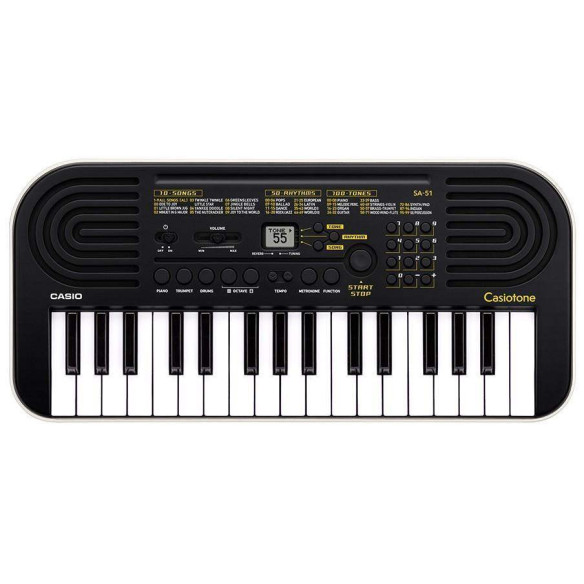 Casio SA-51 Mini Teclado 32 Teclas Negro/Gris