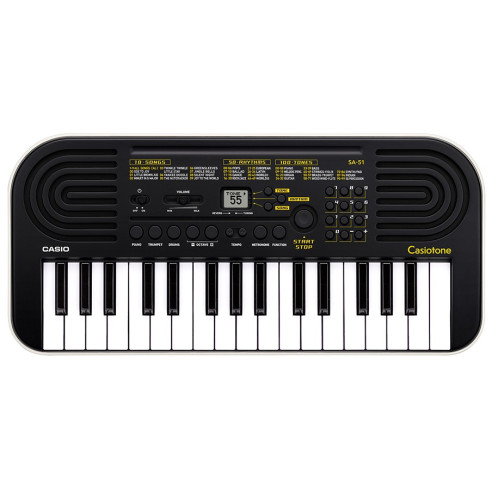 Casio SA-51 Mini Teclado 32 Teclas Negro/Gris