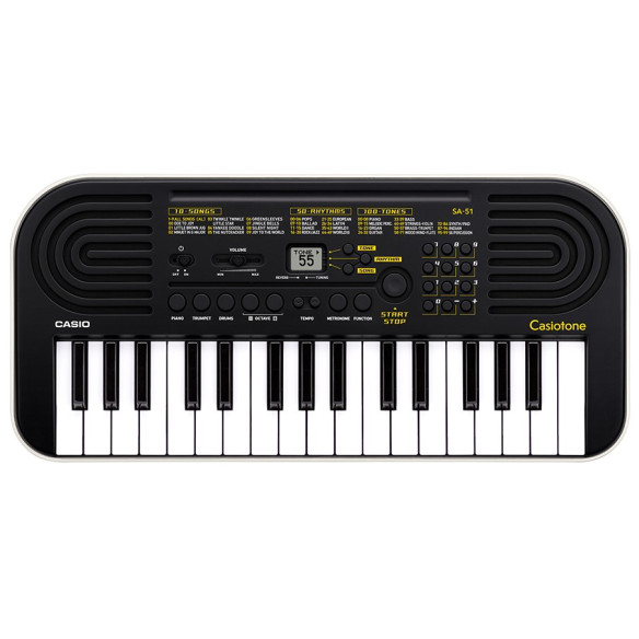 Casio SA-51 Mini Teclado 32 Teclas Negro/Gris