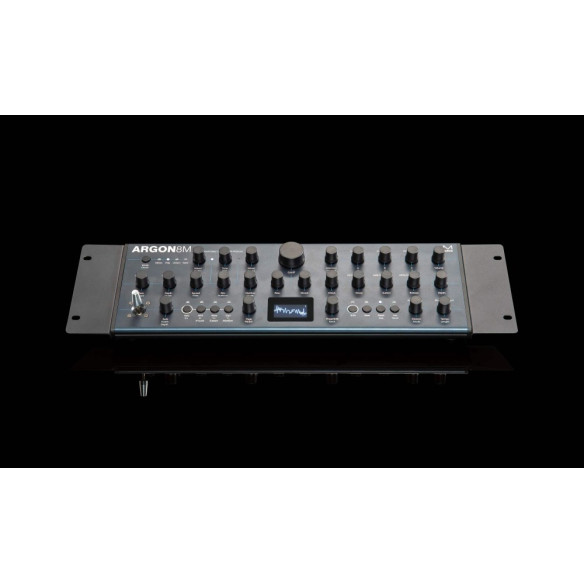 Sintetizador polifónico en formato módulo con 8 voces de polifonía y 120 tablas de onda Modal Electronics Argon 8M.