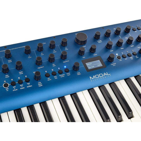 MODAL Cobalt8X Sintetizador Analogico Virtual 8 voces Polifonia,61 teclas sensibles al tacto, 24 botones.