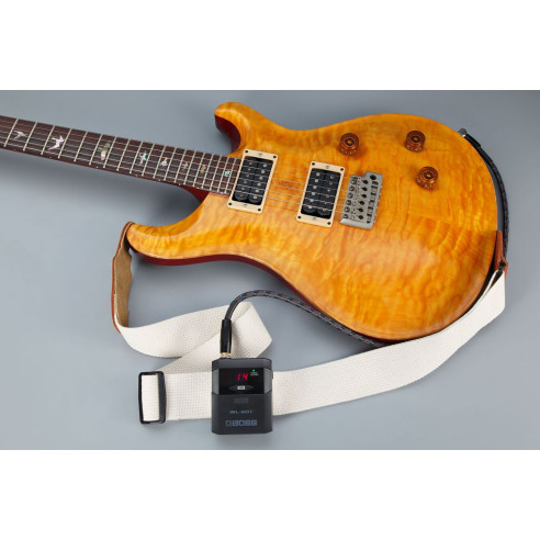 Sistema inalámbrico Boss WL-60 para guitarra/bajo, un micrófono rápido, práctico, funcional y de tamaño muy compacto.
