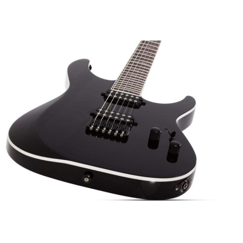 Schecter REAPER-6 CUSTOM GLOSS BLK Guitarra Eléctrica Strato Negra