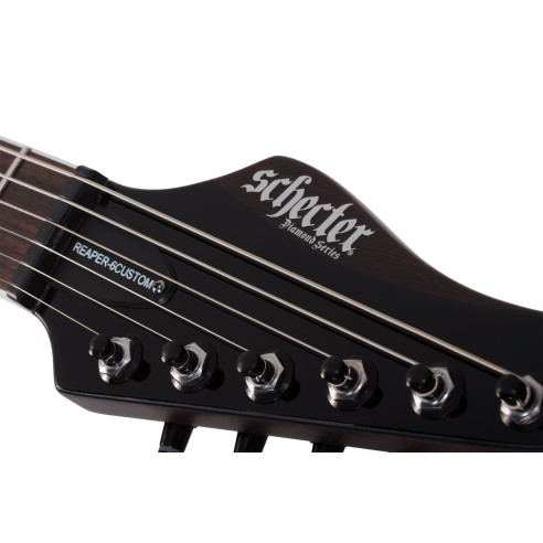 Schecter REAPER-6 CUSTOM GLOSS BLK Guitarra Eléctrica Strato Negra