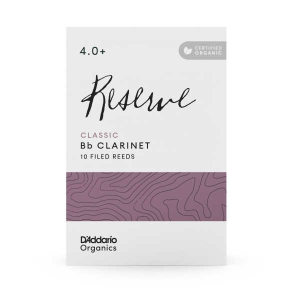 Caja de 10 cañas para Clarinete Sib d'Addario Organic  Reserve Classic dureza 4+ ODCT10405. Caja de 10 cañas para Clarinete Sib d'Addario Organic  Reserve Classic dureza 4+ ODCT10405.