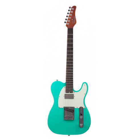 Schecter Nick Johnston PT A. Green Guitarra Electrica, Signature tipo telecaster en acabado Atomic Green