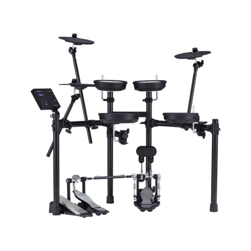 La TD-07DMK es el modelo básico de la serie V-Drums TD-07 de Roland, tiene pads más pequeños que los modelos superiores.