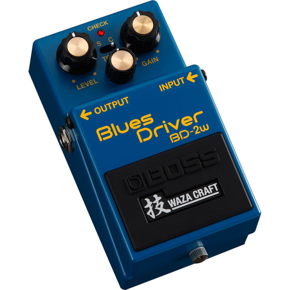 Pedal de efecto Boss BD-2W Blues Driver de la serie  especial Waza Craf.