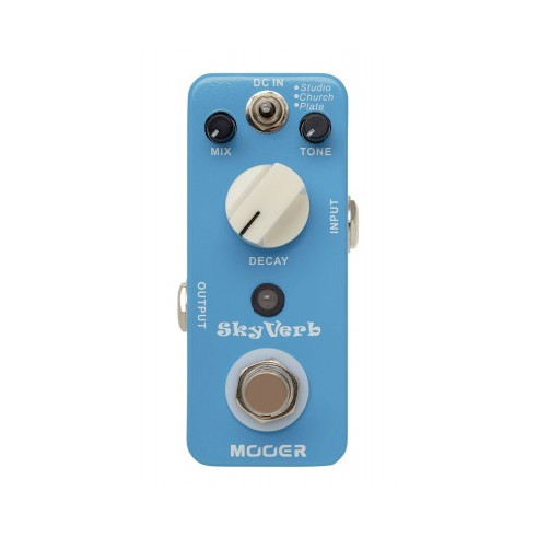Pedal Mooer Micro Series Skyverb Digital Reverb, una reverb digital de gran calidad. Con tres tipos de reverb.