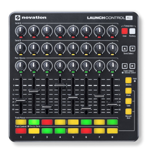 Controlador USB Launch Control XL MKII Black para Ableton Live