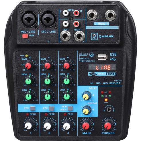 Compra MIXER Q MINI USB Mesa Mezclas Mini online | MusicSales