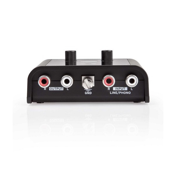 Previo de Phono/Interface Audio USB Reloop iPhono 2 para digitalizar los platos de vinilo.