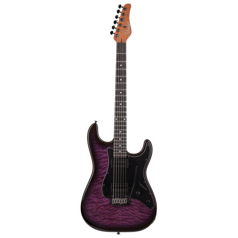 Schecter TRADITIONAL PRO TRANS PURPLE BURST Guitarra Eléctrica Strato