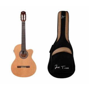 José Torres PACK JTC-5SCE Guitarra Clásica Electrificada con funda