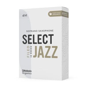 comprar Caja 10 Cañas D'Addario Saxo Soprano Organic Select Jazz Limadas 4 media. 2