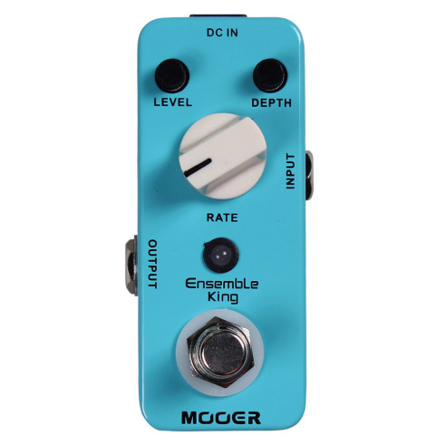 Pedal Mooer Ensemble King Analog chorus, un pedal puro de Chorus analógico.