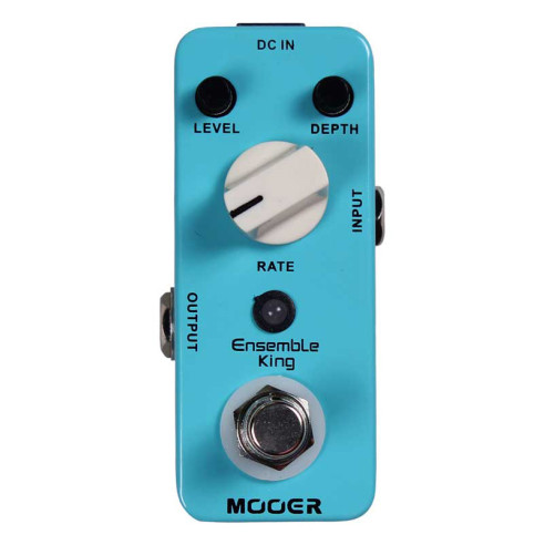 Pedal Mooer Ensemble King Analog chorus, un pedal puro de Chorus analógico.