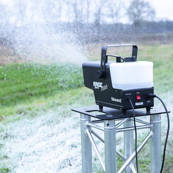 BEAMZ RAGE1000 SNOW Maquina de nieve con mando a distancia