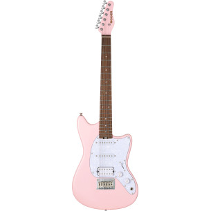 Guitarra Eléctrica MOOER MLT10 de tamaño compacto en color Rosa.